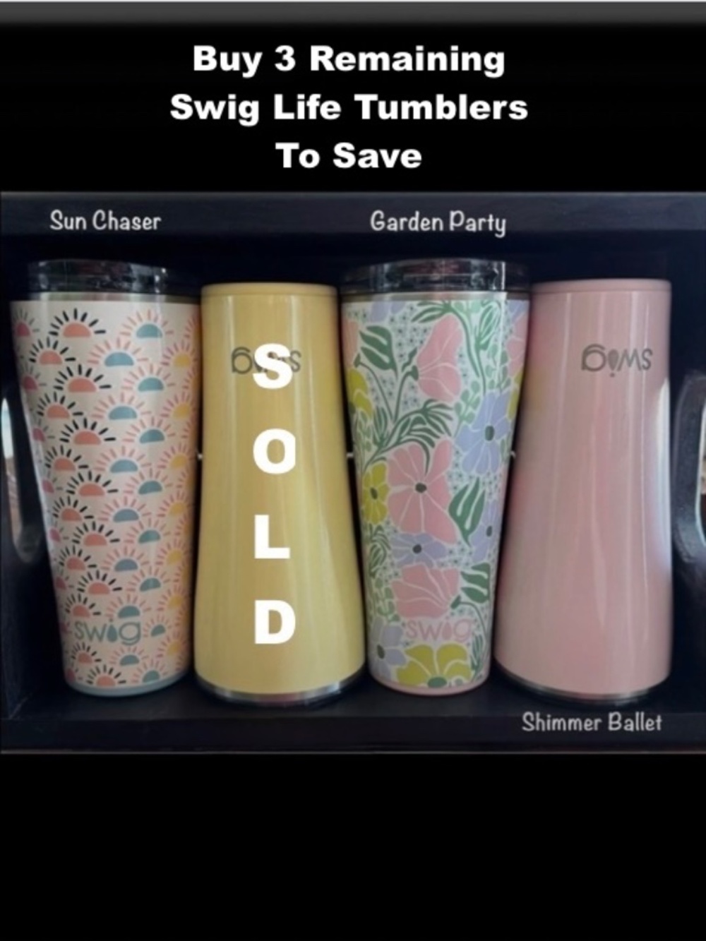 Swig Life 3 Tumbler Set - NWOT